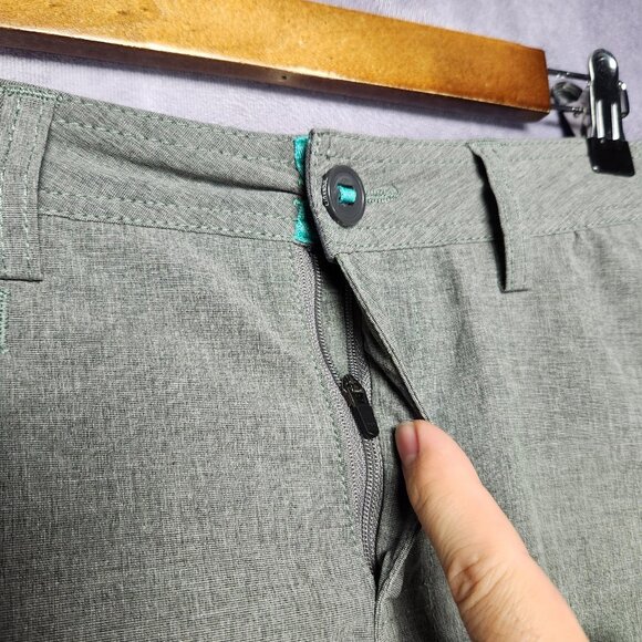 Linksoul Shorts Mens 30 Gray Performance Stretch Golf Casual Pocket Lightweight - Picture 11 of 13